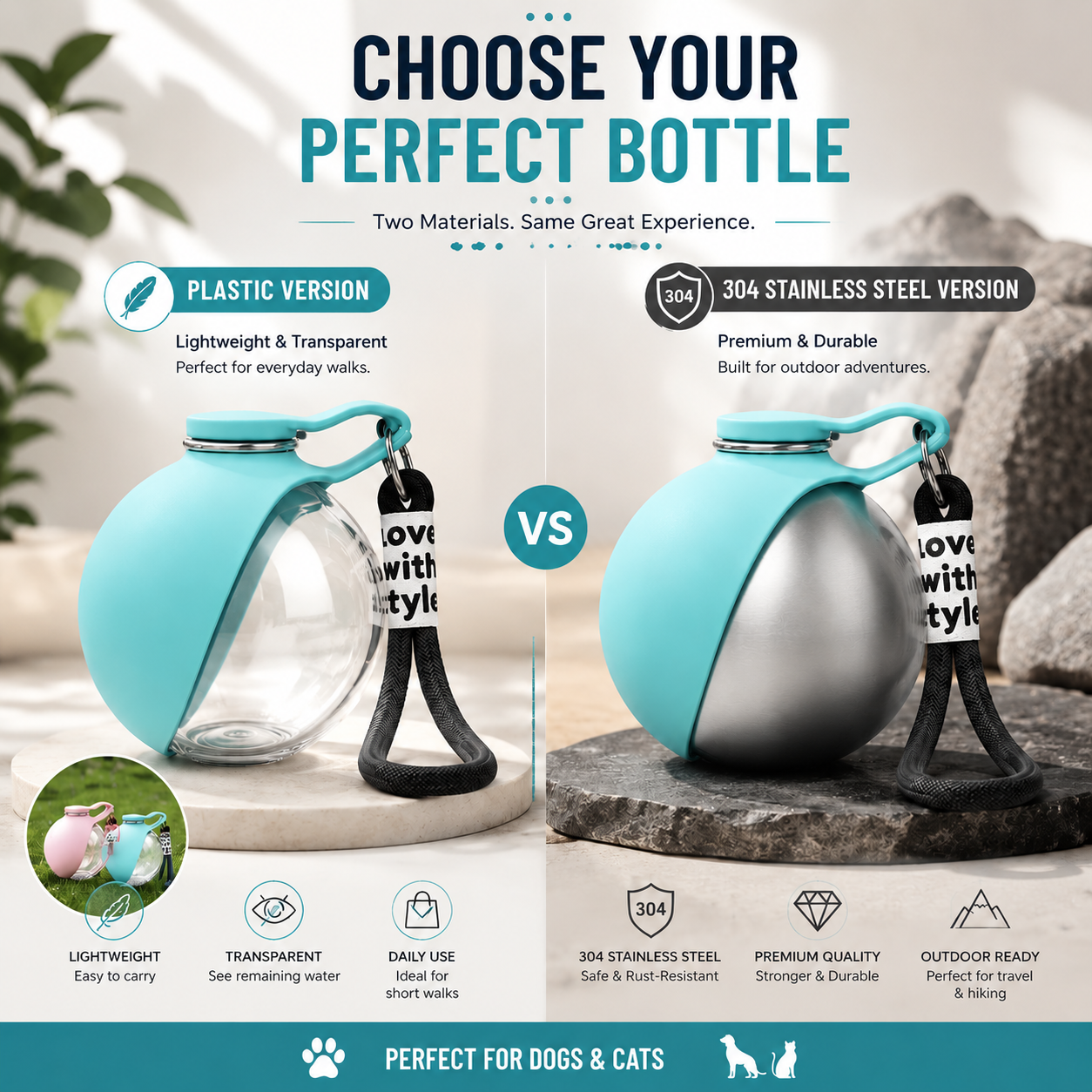 The Dog Water Bottle That Makes Every Walk Better