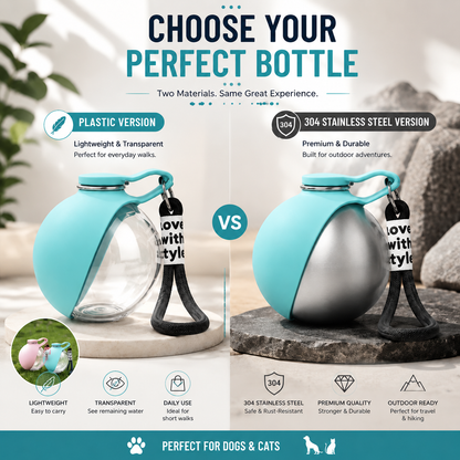 The Dog Water Bottle That Makes Every Walk Better