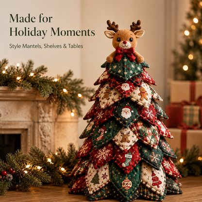 🎄DIY Quilted Christmas Tree Kit for Cozy Handmade Holiday Decor