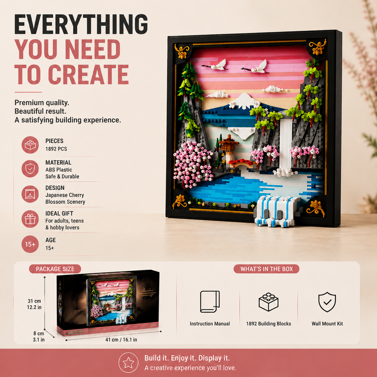 Relax, Build, and Create Something Beautiful