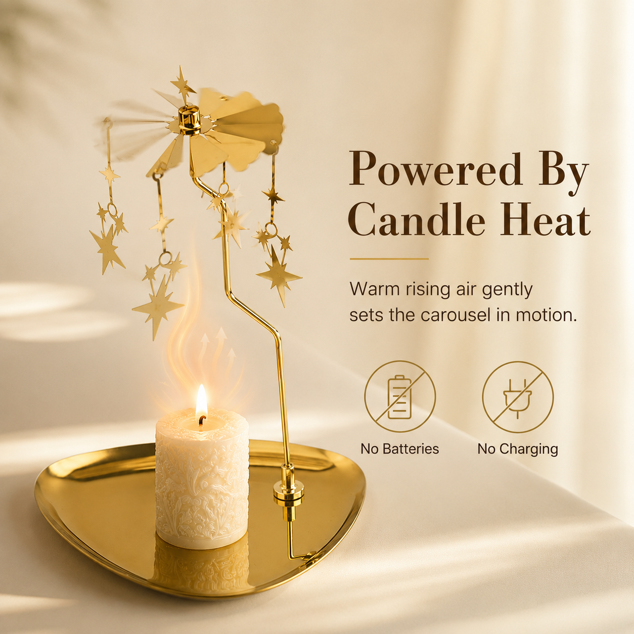 ✨ Magical Rotating Candle Carousel 🔥 Limited-Time Sale