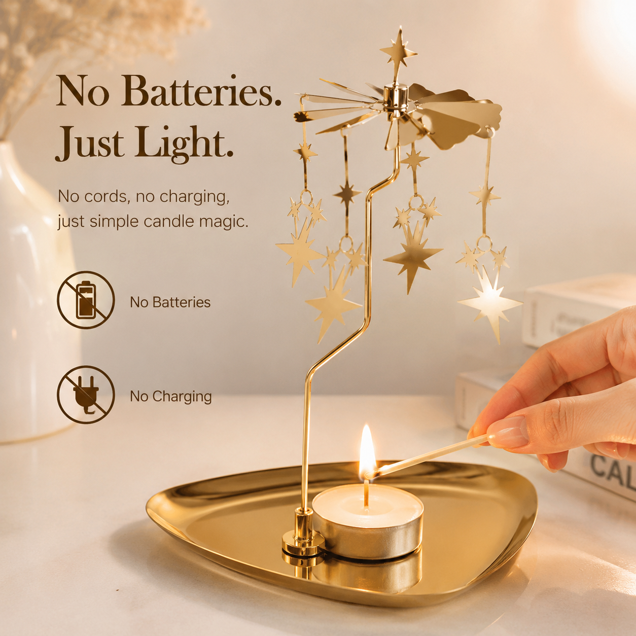 ✨ Magical Rotating Candle Carousel 🔥 Limited-Time Sale