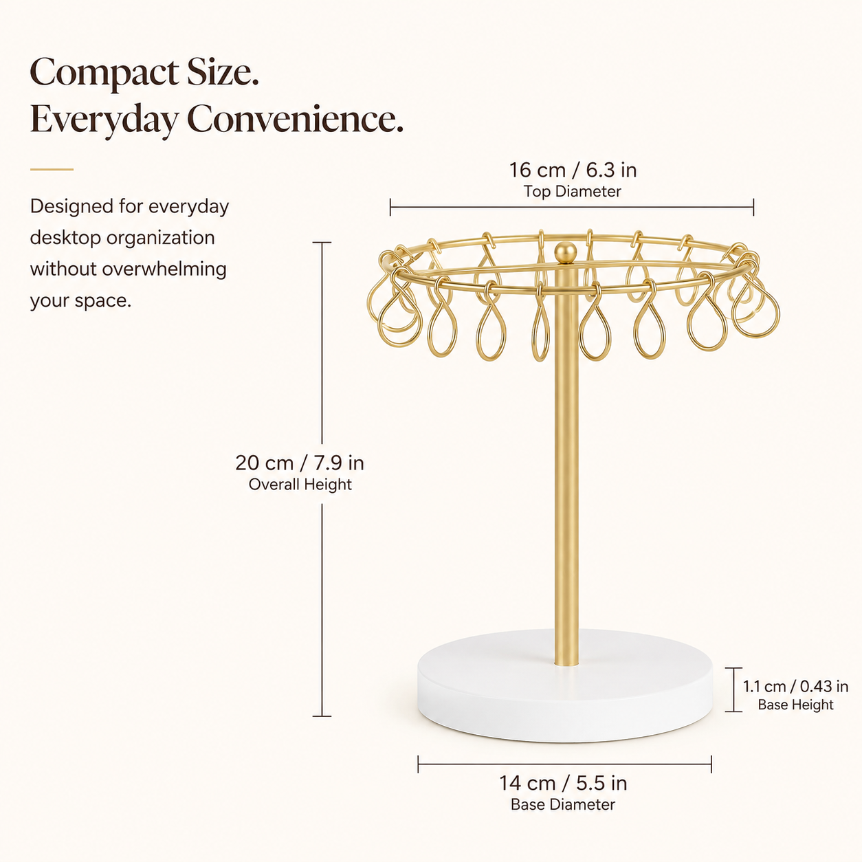 ✨ Limited-Time Deal 💕 360° Hair Clip Organizer Stand – Keep Every Favorite in Sight