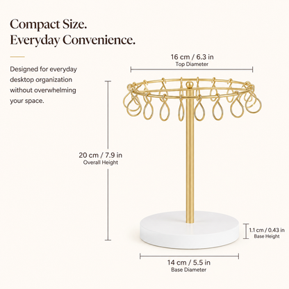 ✨ Limited-Time Deal 💕 360° Hair Clip Organizer Stand – Keep Every Favorite in Sight