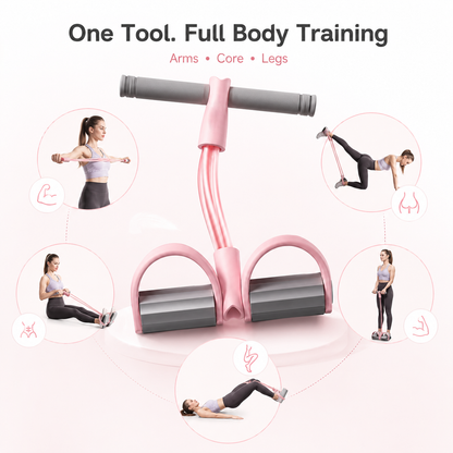 🔥 4-in-1 Pedal Resistance Band