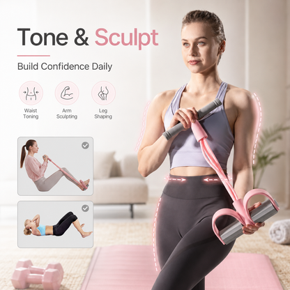 🔥 4-in-1 Pedal Resistance Band