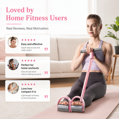 🔥 4-in-1 Pedal Resistance Band