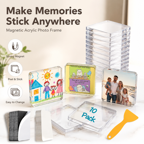 🎁 49% OFF Memory Magnet Frames — Make Your Fridge Feel Like Home 📸
