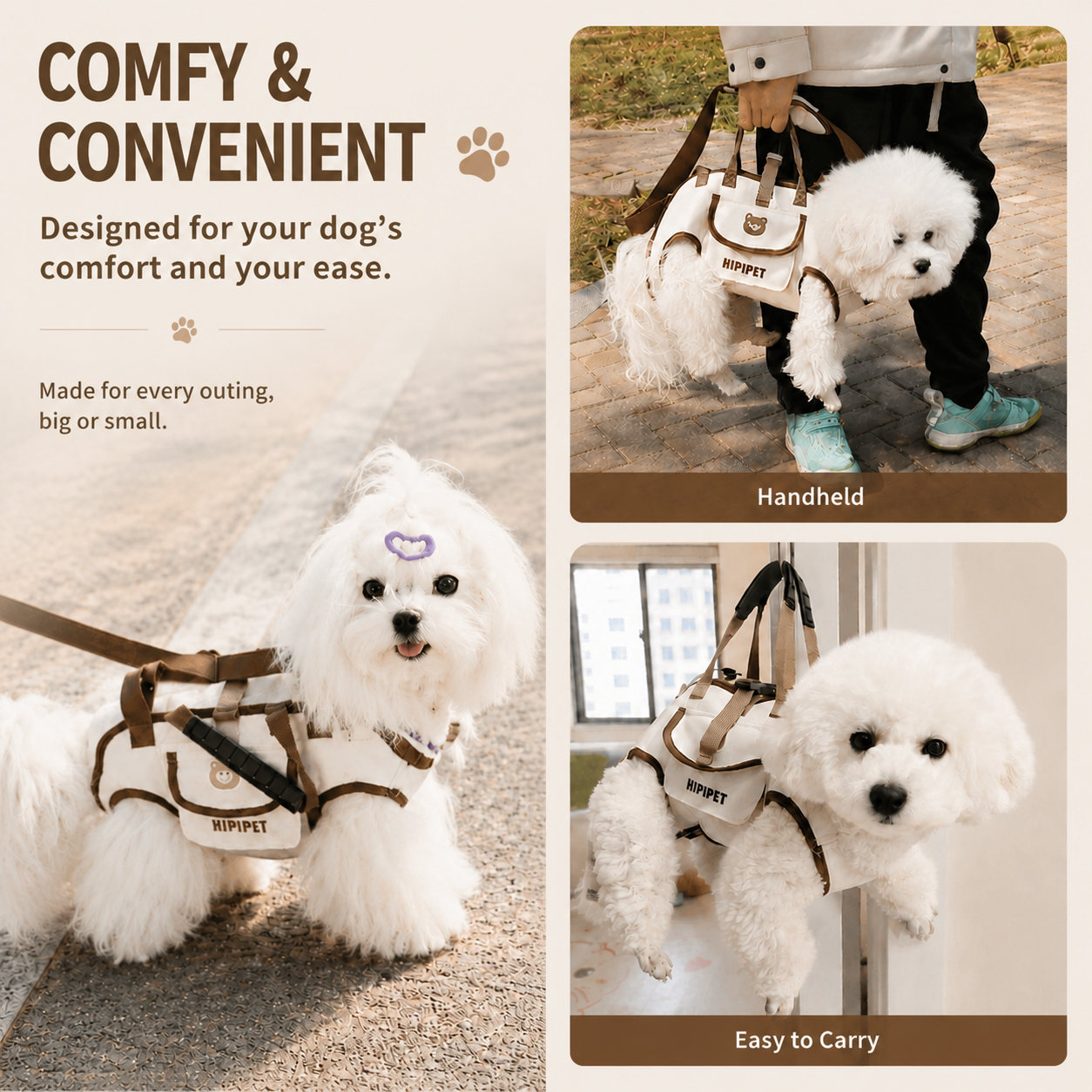 🐾 Take Your Best Friend Everywhere™ | All-In-One Dog Carrier Bag