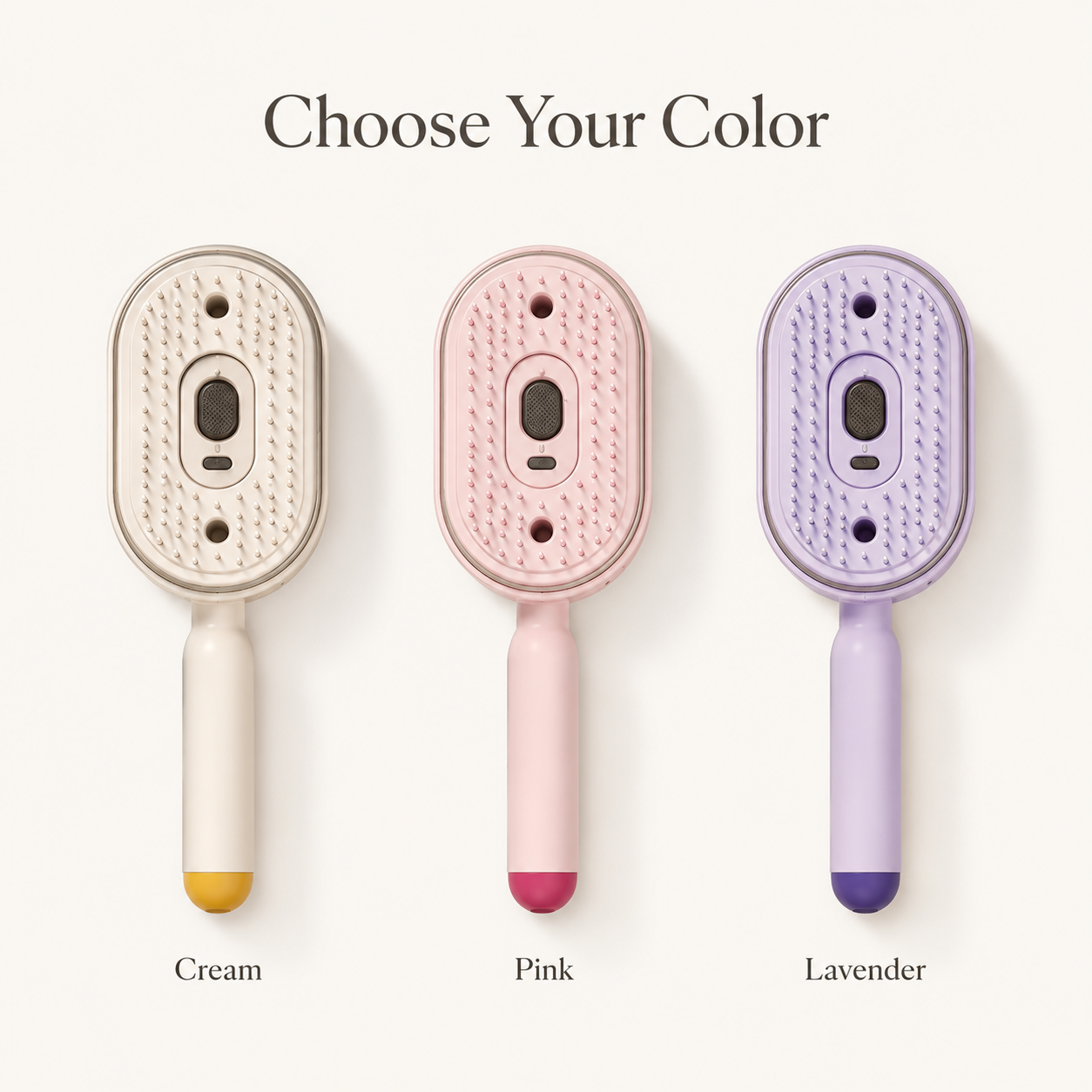 ✨3-in-1 Electric Mist Hair Brush for Easier Detangling & Cleanup