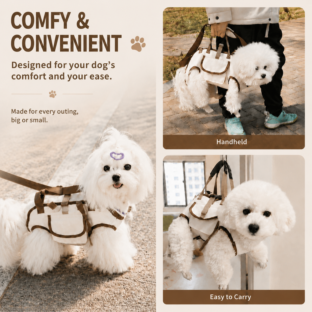 🐾 Take Your Best Friend Everywhere™ | All-In-One Dog Carrier Bag