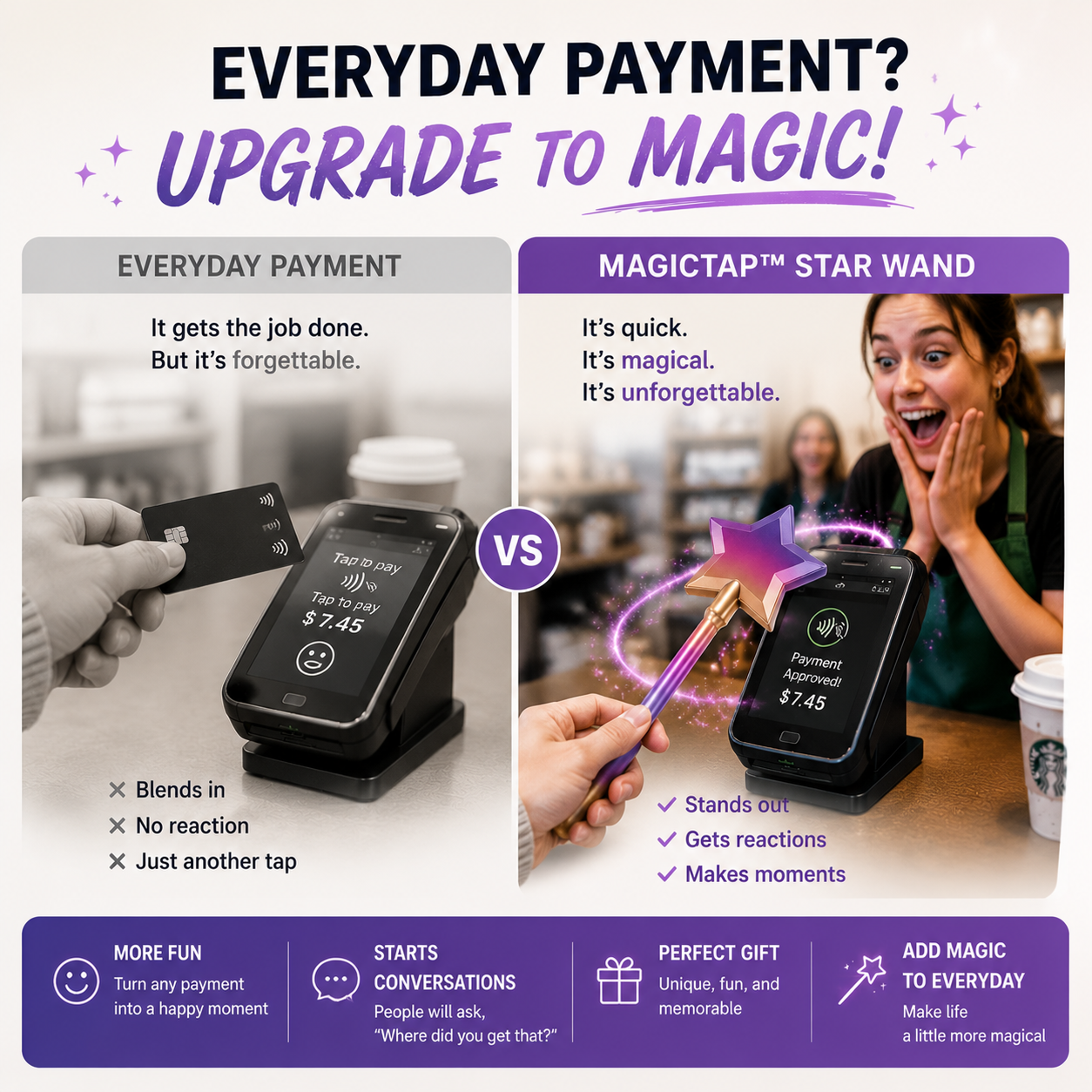 ✨ The Magic Wand That Makes Every Payment Feel Magical