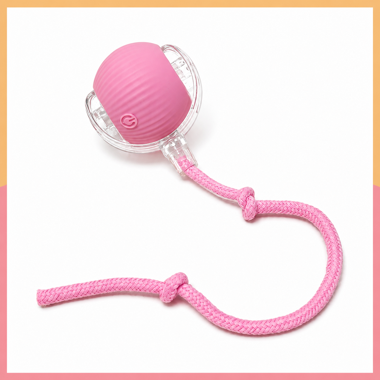 🐾 Interactive Smart Pet Ball with Chase Tail – Keeps Cats & Small Dogs Active 🐱🐶
