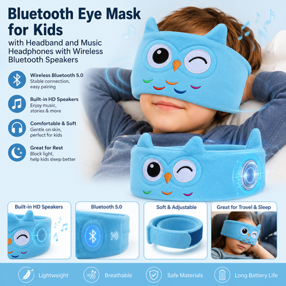 ⚡️Flash Sale｜Bluetooth Eye Mask for Kids with Headband and Music Headphones
