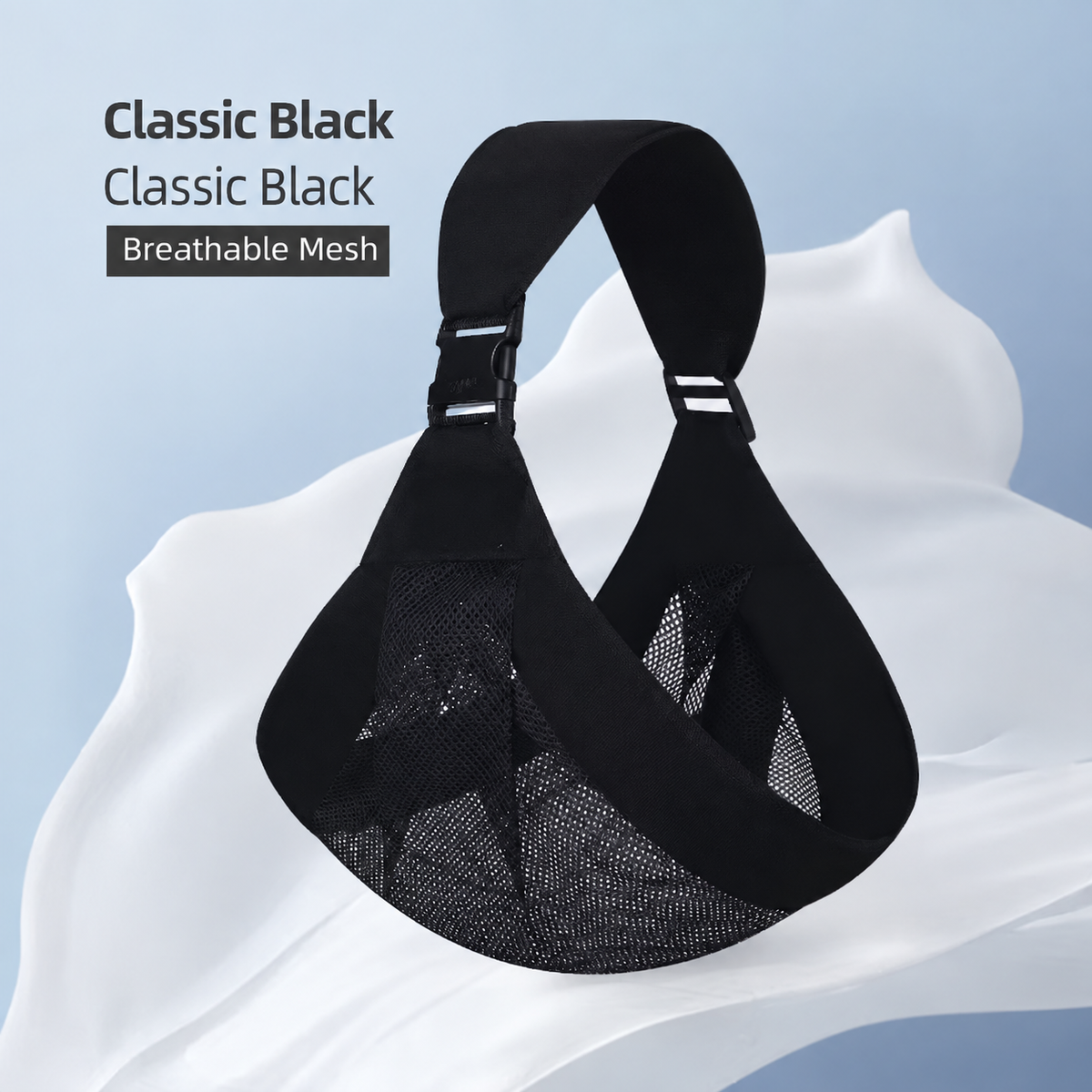 🔥 50% OFF 2PCS Breathable Mesh Baby Sling Carrier – Adjustable Comfort for Everyday Carrying