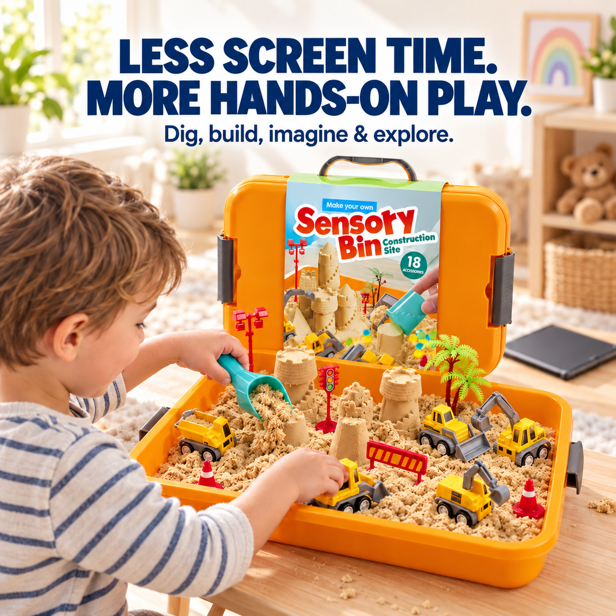 🔥 50% OFF – Kids Sensory Adventure Play Kit 🦖🚀 5 Themed Portable Activity Worlds