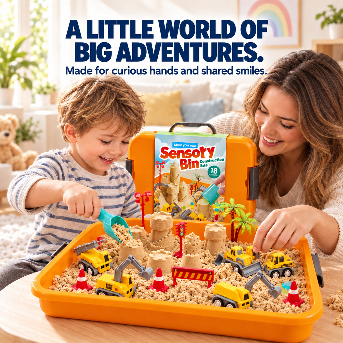 🔥 50% OFF – Kids Sensory Adventure Play Kit 🦖🚀 5 Themed Portable Activity Worlds
