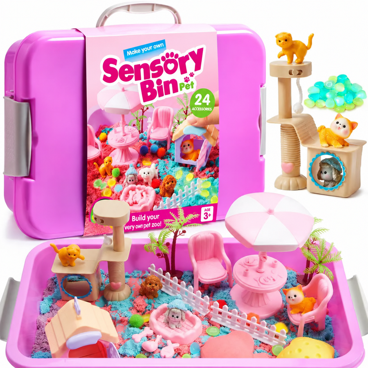 🔥 50% OFF – Kids Sensory Adventure Play Kit 🦖🚀 5 Themed Portable Activity Worlds