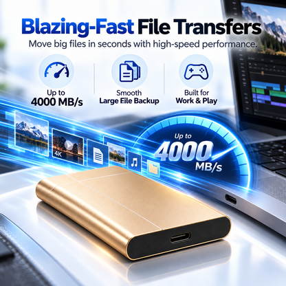 🔥50% OFF ✅High-speed portable solid-state drive (SSD)