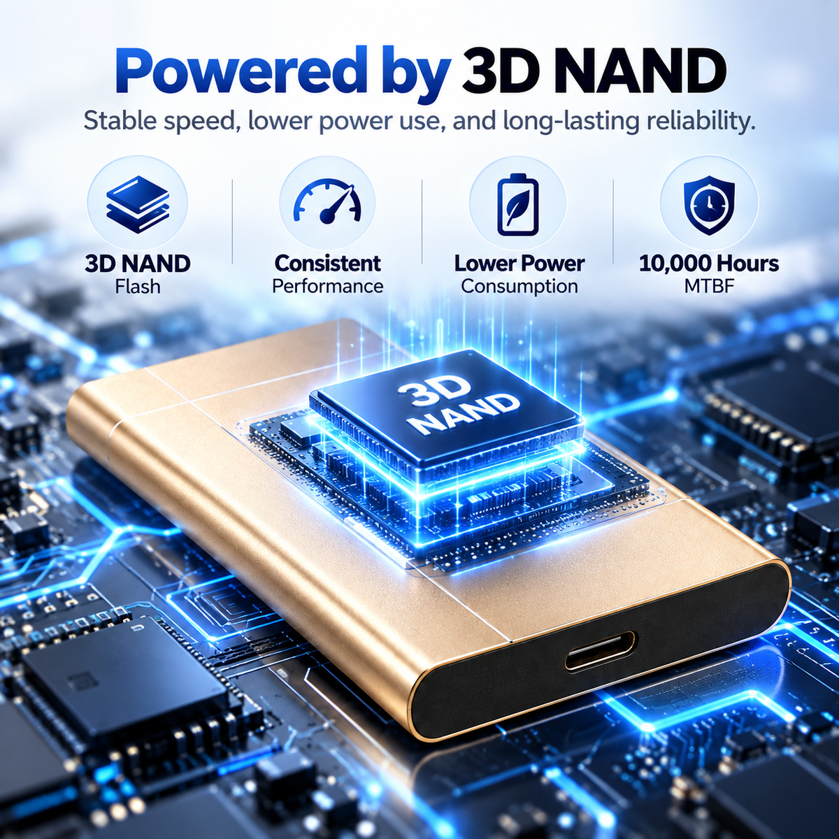 🔥50% OFF ✅High-speed portable solid-state drive (SSD)