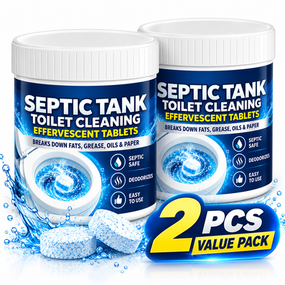 🔥 50% OFF Septic Tank Toilet Cleaning Tablets – Deep Clean & Freshen 🚽✨