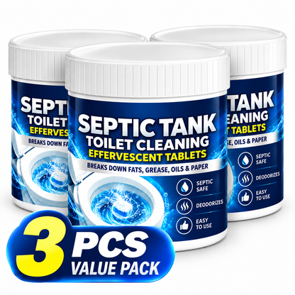 🔥 50% OFF Septic Tank Toilet Cleaning Tablets – Deep Clean & Freshen 🚽✨