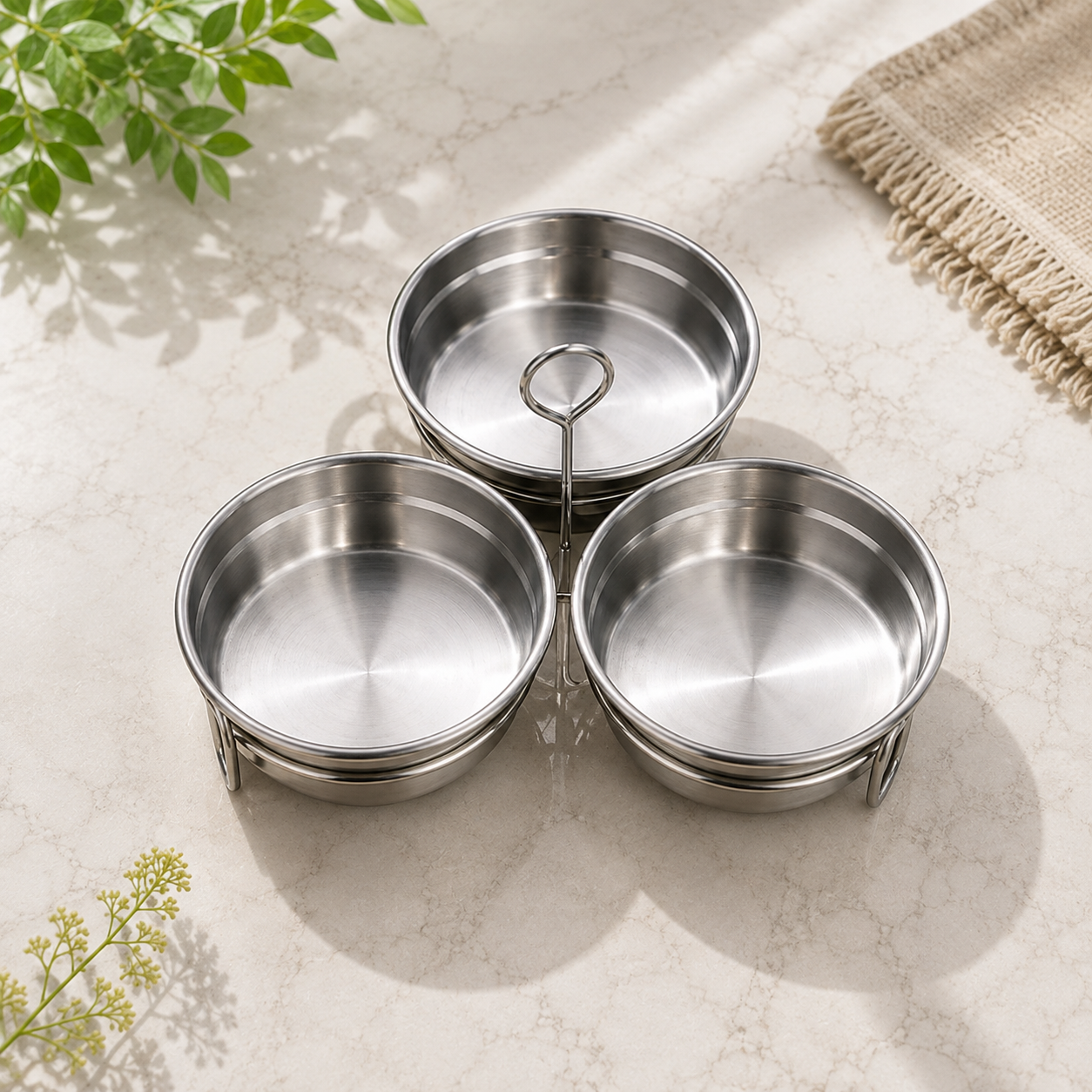 🍳 50% OFF 3-Cup Stainless Steel Egg Steamer – Easy Breakfast Egg Cooker