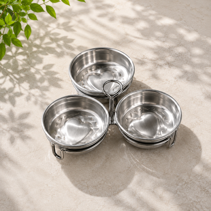 🍳 50% OFF 3-Cup Stainless Steel Egg Steamer – Easy Breakfast Egg Cooker