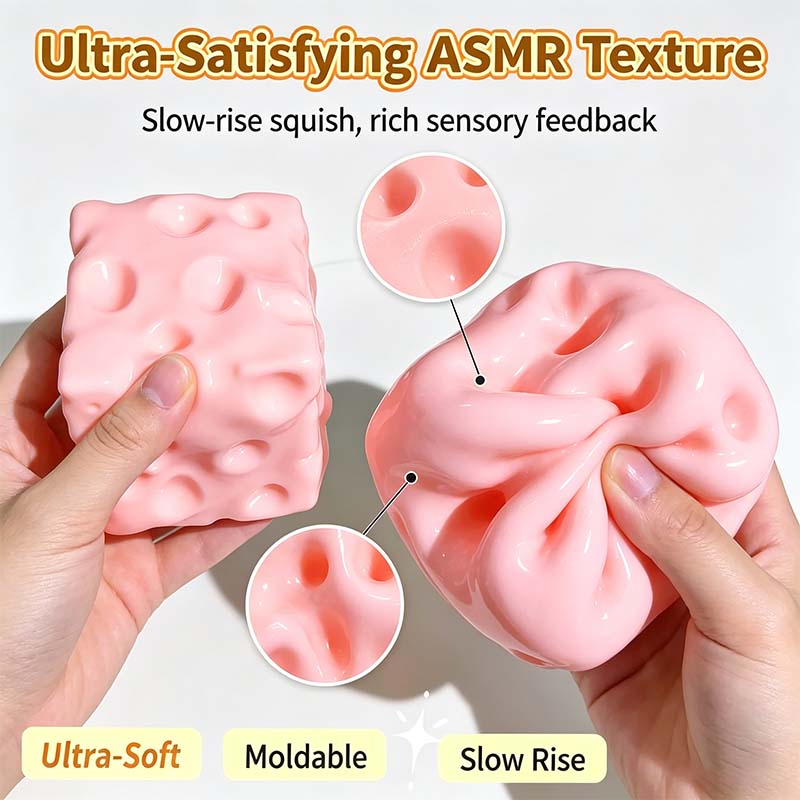 🧀 49% OFF Cheese Squishy Fidget Toy – So Soft, You’ll Keep Squeezing