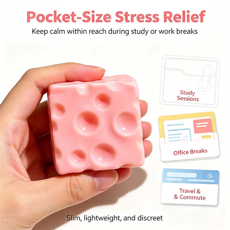 🧀 49% OFF Cheese Squishy Fidget Toy – So Soft, You’ll Keep Squeezing