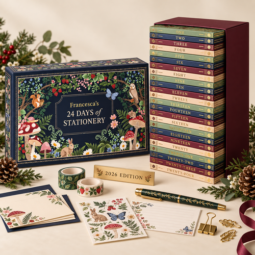 Advent Calendar 2026 Stationery Christmas Gift Set