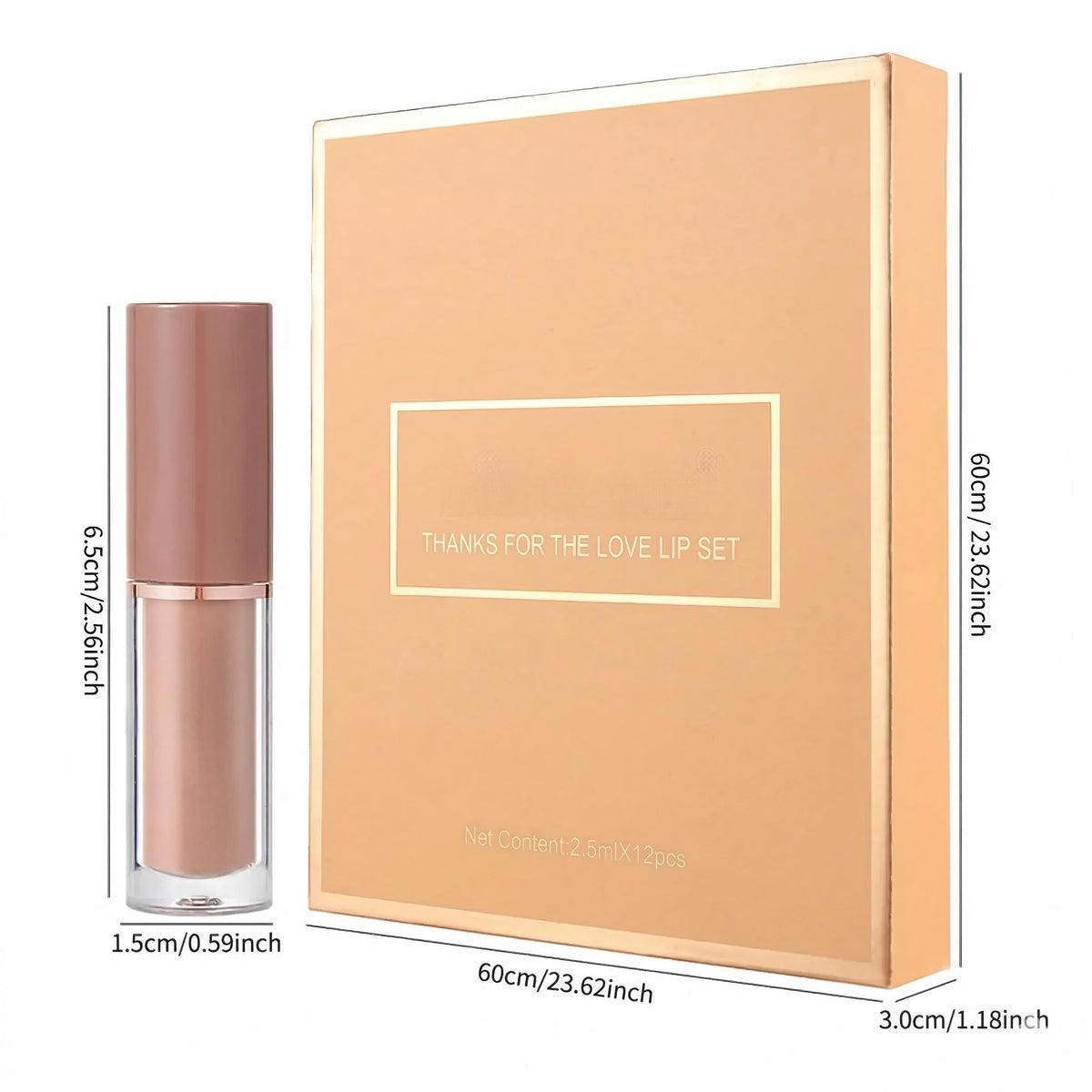 💄 49% OFF 12-Piece Liquid Lipstick Set ✨ Matte Pearlescent Gift Collection