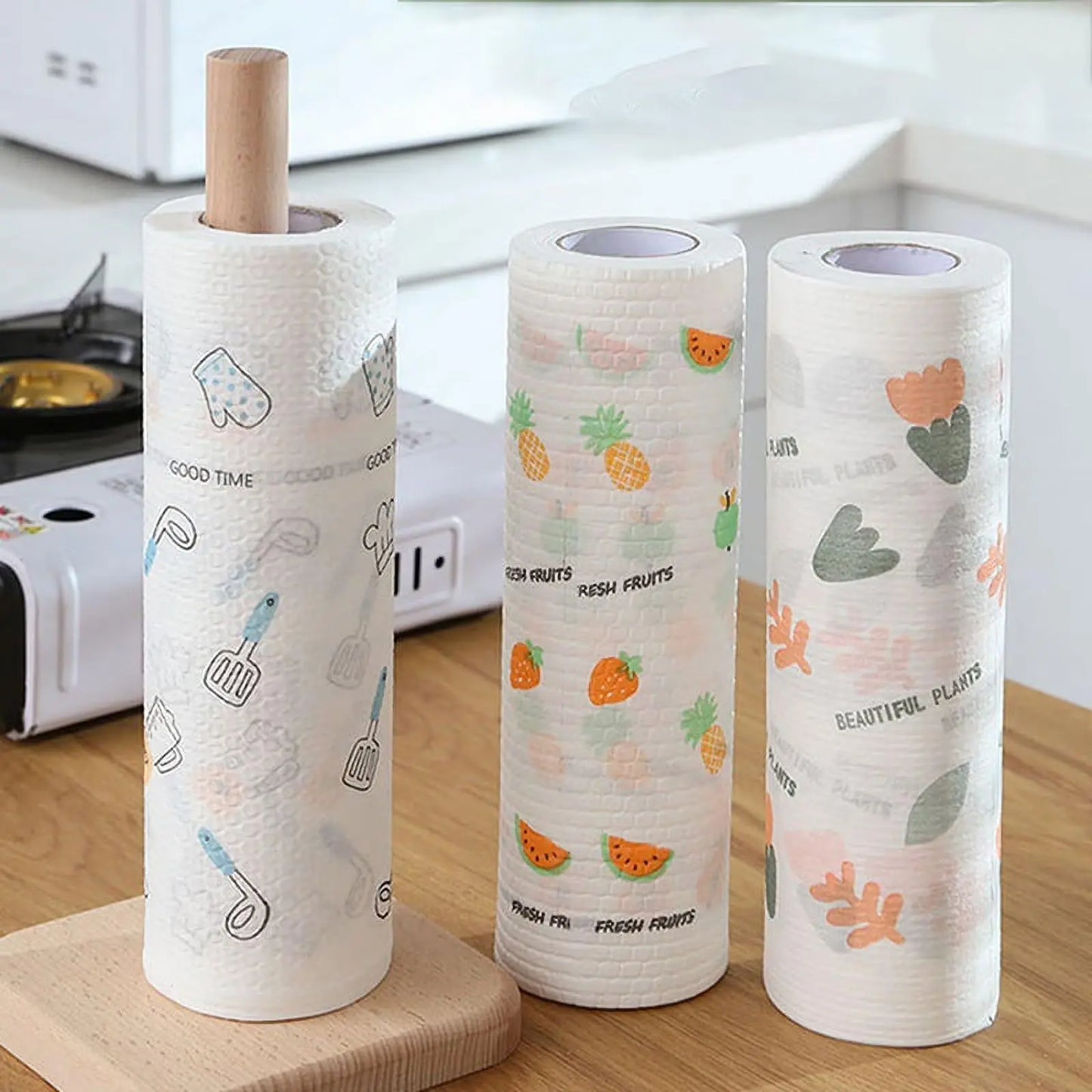 🔥 49% OFF Reusable Cleaning Cloth Roll 🧼 Washable, Absorbent & Lint-Free
