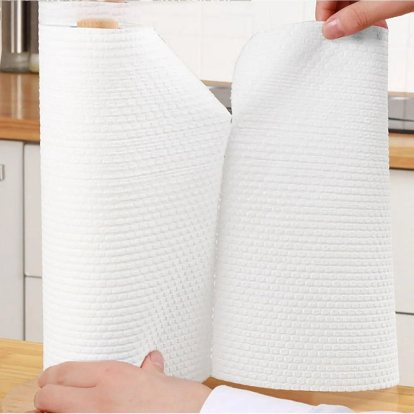 🔥 49% OFF Reusable Cleaning Cloth Roll 🧼 Washable, Absorbent & Lint-Free
