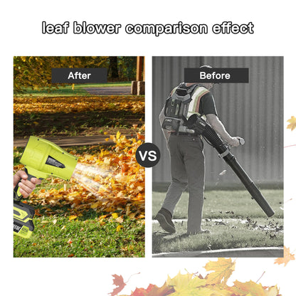 💨 21V Cordless Air Blower – High-Speed Portable Leaf & Dust Cleaner