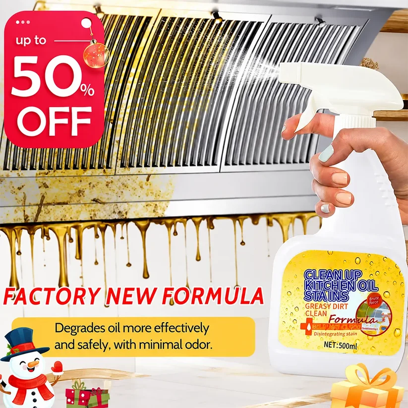 🔥 50% OFF Heavy Duty Kitchen Degreaser 🫧 Rich-Foam Grease & Grime Cleaner