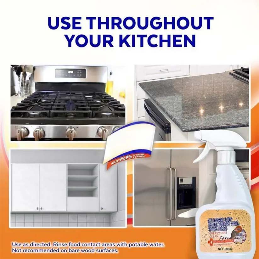 🔥 50% OFF Heavy Duty Kitchen Degreaser 🫧 Rich-Foam Grease & Grime Cleaner