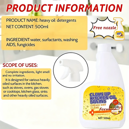 🔥 50% OFF Heavy Duty Kitchen Degreaser 🫧 Rich-Foam Grease & Grime Cleaner