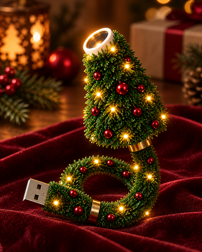 🎄Instant Holiday Room Decor- Plug-In Christmas Tree Projection Night Light
