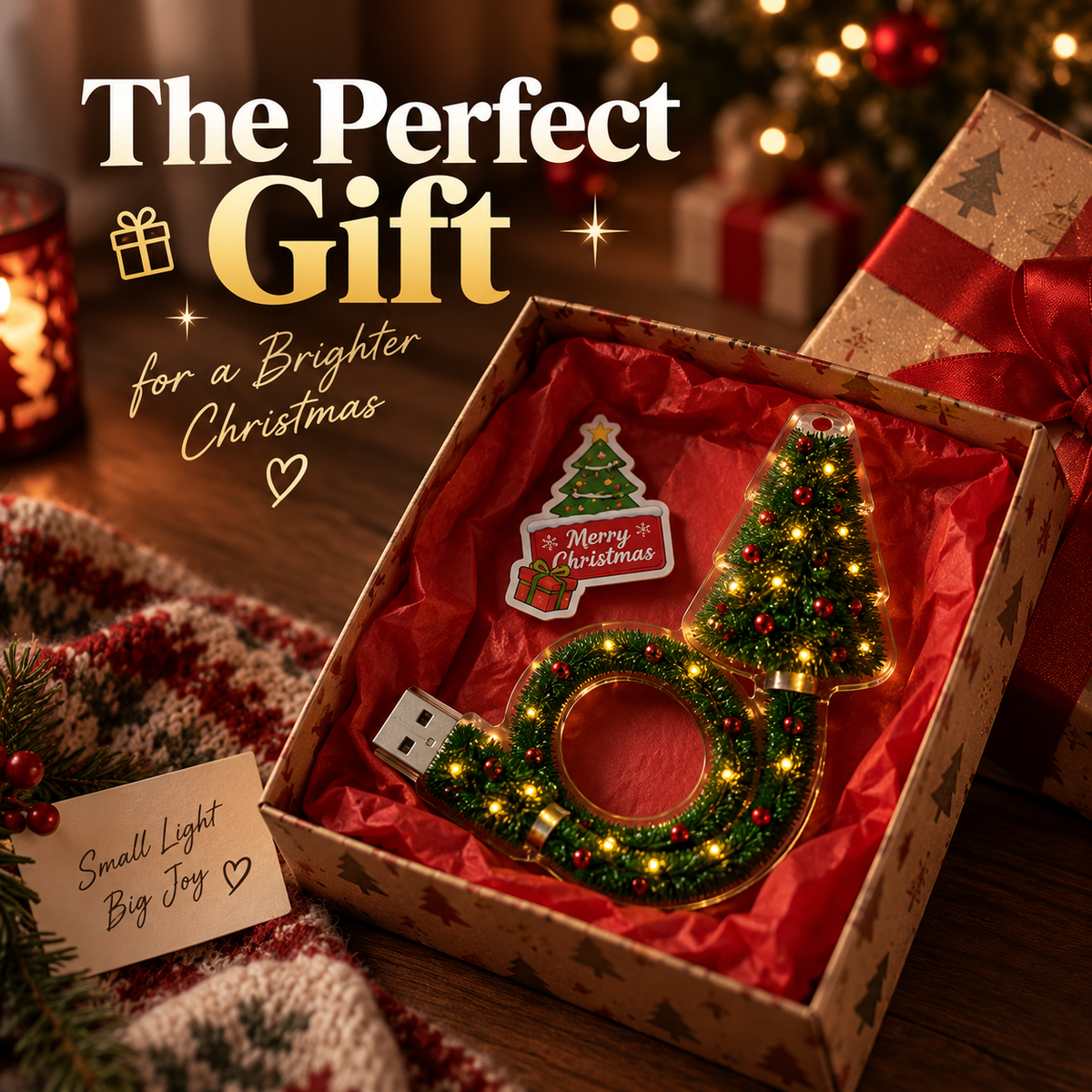 🎄Instant Holiday Room Decor- Plug-In Christmas Tree Projection Night Light