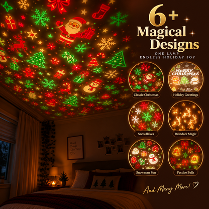 🎄Instant Holiday Room Decor- Plug-In Christmas Tree Projection Night Light