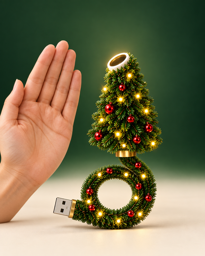 🎄Instant Holiday Room Decor- Plug-In Christmas Tree Projection Night Light