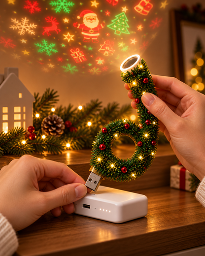 🎄Instant Holiday Room Decor- Plug-In Christmas Tree Projection Night Light