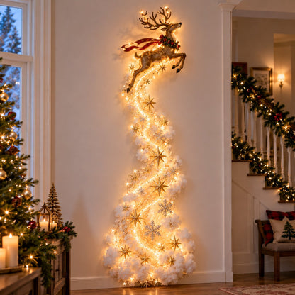 🎄 LAST CHANCE 50% OFF — Christmas Magic Trail Wall Light That Brings Your Holiday Walls to Life