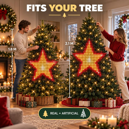 🎄 MagiClaus™ Animated Christmas Tree Lights – App-Controlled LED Display