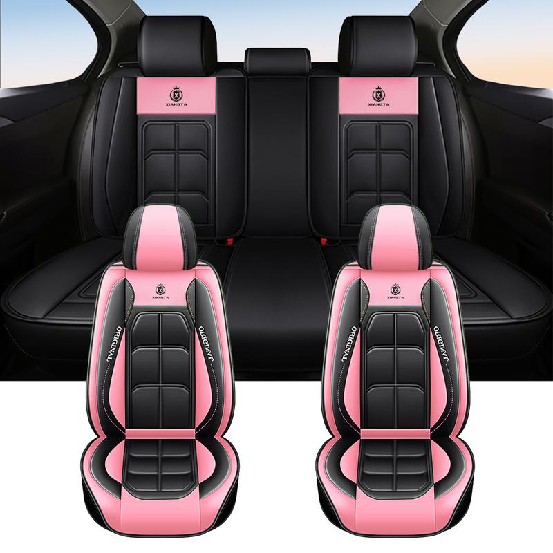 🏎️ 5-Seater Universal Leather Car Seat Cover Set