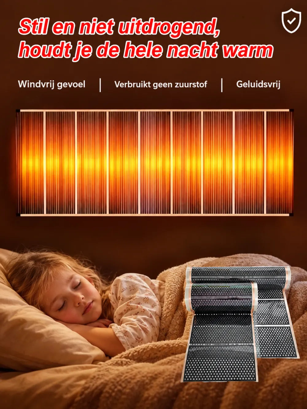 🔥3-Second Rapid Heating Honeycomb Graphene Far-Infrared Ceramic Wall Heater | Low Noise, Energy Efficient Indoor Wall Mount Space Heater