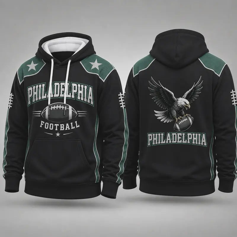 🏈Hot Sale 50% OFF-32 City Styles Vintage Football Hoodie – Classic American Sports Collection