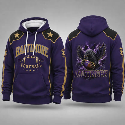🏈Hot Sale 50% OFF-32 City Styles Vintage Football Hoodie – Classic American Sports Collection