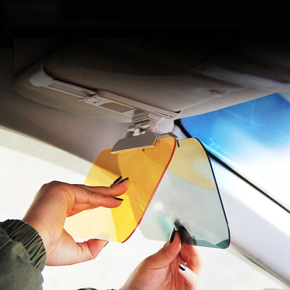 🚘 2-in-1 Anti-Glare Car Sun Visor Extender for Day & Night Driving ☀️🌙